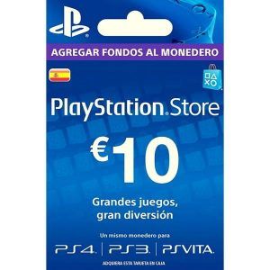 psn 10 euros españa para ps4, ps3 y ps vita