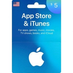 Tarjeta Itunes 5 dólares USA- App Store
